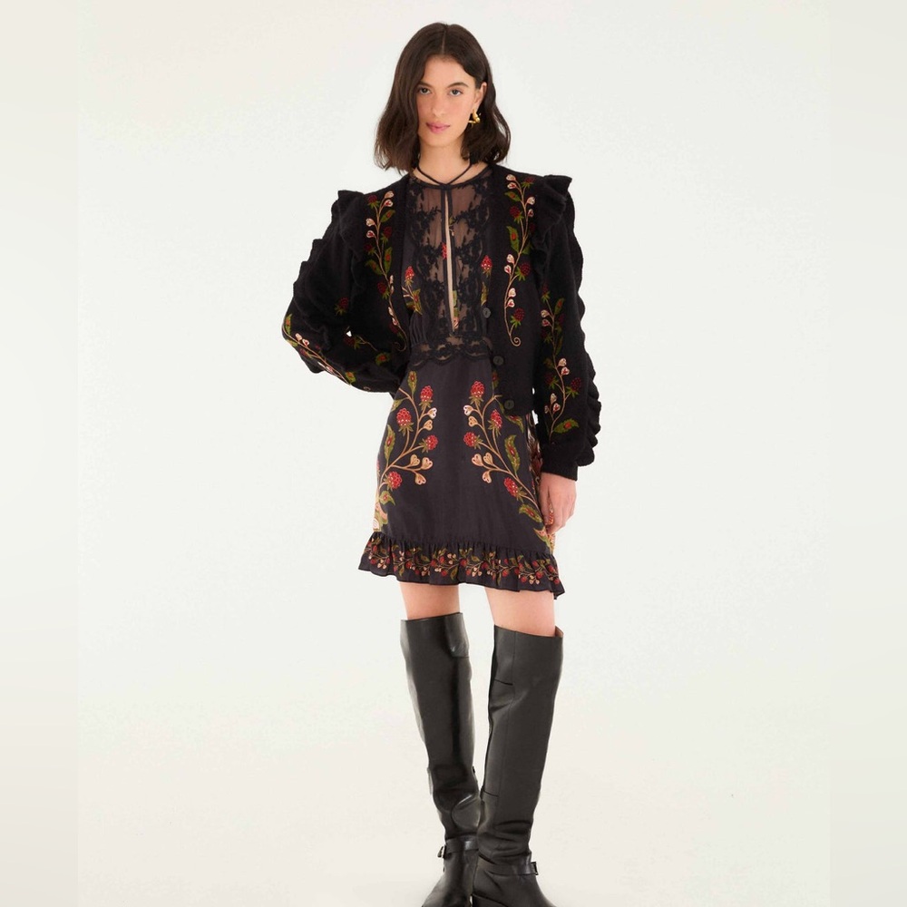 Farm Rio: Black Berry Embroidery Knit
Cardigan - Picture 2 of 12